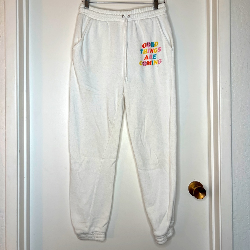 White Joggers
